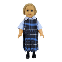 18" Doll Uniform - Plaid 3D Jumper