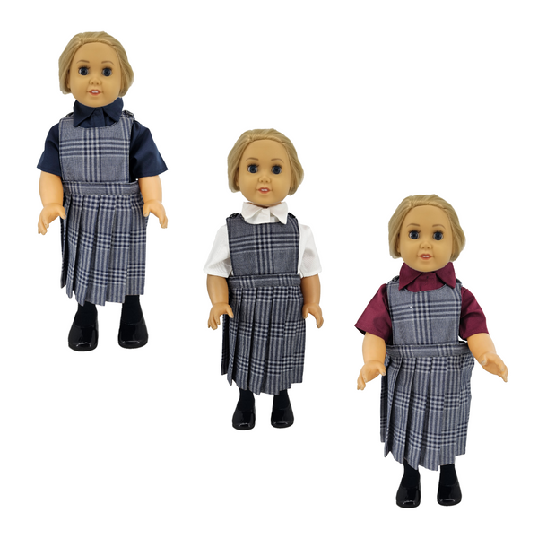 18" Doll Uniform - Plaid PR5 Jumper