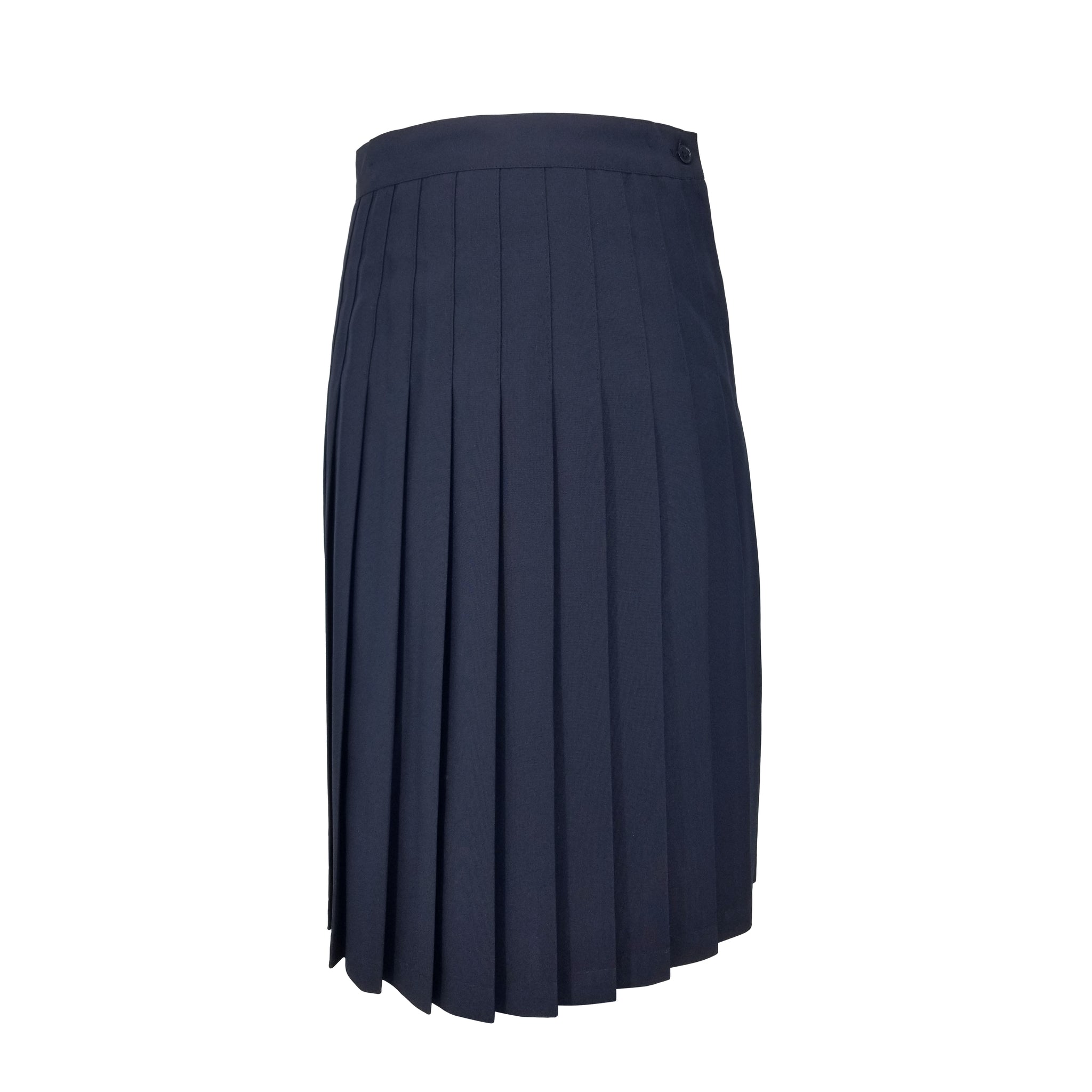 Sewn down pleated skirts short and long skirts for modesty seminary Fraylich School Uniforms