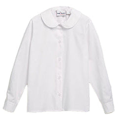 peter pan white blouse