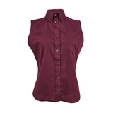 Sleeveless Wine Shirt For Girls - 7248