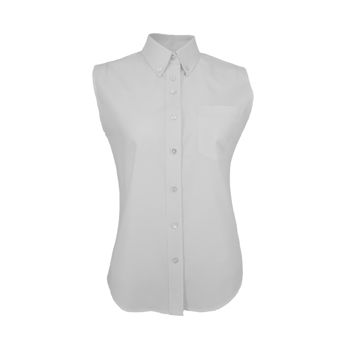 Sleeveless White Shirt For Girls - 7234 – Fraylich School Uniforms
