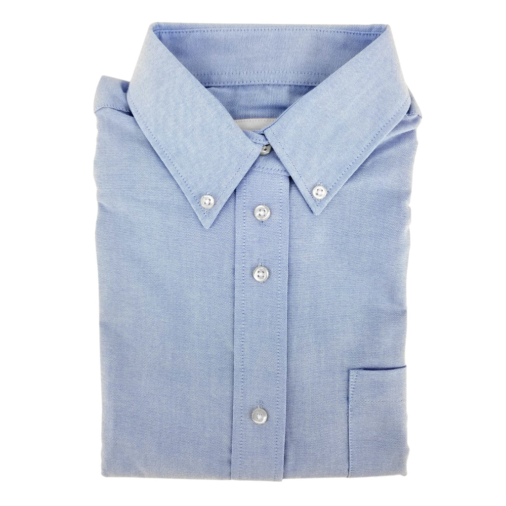 Betty Z Brand Light Blue Girls Oxford Shirt with modesty button ...